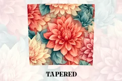 3D Flower Tumbler Wrap | 3D Tumbler wrap | 3d Sublimation Product Image 4