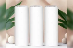 Skinny Tumbler Mockup | Canva Compatible | Craft Mockup Product Image 3