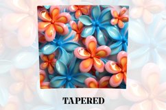 3D Flower Tumbler Wrap | 3D Tumbler wrap | 3d Sublimation Product Image 4