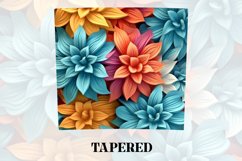 3D Flower Tumbler Wrap | 3D Tumbler wrap | 3d Sublimation Product Image 4