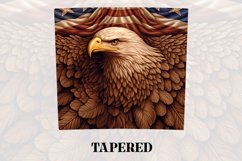 3D Eagle Tumbler Wrap | 3D Patriotic Tumbler Wrap | 3D Product Image 3