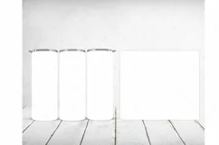 20oz Skinny Tumbler Mockup Full wrap | Full view wrap mockup Product Image 3
