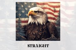 3D Eagle Tumbler Wrap | 3D Patriotic Tumbler Wrap Product Image 2