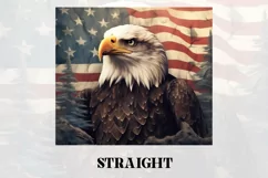 3D Eagle Tumbler Wrap | 3D Patriotic Tumbler Wrap Product Image 2