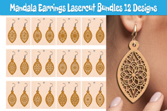 Mandala Earring Lasercut BUNDLES Product Image 1