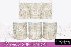 Marble Mug Wrap - 3D Marble Texture Mug Sublimation Design Product Image 1