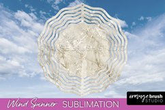 Marble Wind Spinner - Marble Texture Spinner Sublimation Product Image 1