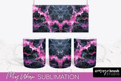 Marble Mug Wrap - 3D Marble Texture Mug Sublimation Design Product Image 1