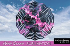 Marble Wind Spinner - Marble Texture Spinner Sublimation Product Image 1
