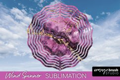 Marble Wind Spinner - Marble Texture Spinner Sublimation Product Image 1