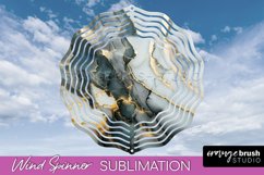 Marble Wind Spinner - Marble Texture Spinner Sublimation Product Image 1