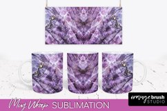 Marble Mug Wrap - 3D Marble Texture Mug Sublimation Design Product Image 1