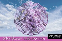 Marble Wind Spinner - Marble Texture Spinner Sublimation Product Image 1