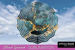 Marble Wind Spinner - Marble Texture Spinner Sublimation Product Image 1