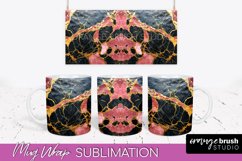 Marble Mug Wrap - 3D Marble Texture Mug Sublimation Design Product Image 1