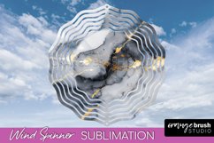 Marble Wind Spinner - Marble Texture Spinner Sublimation Product Image 1