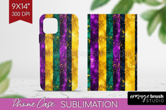 Mardi Gras Phone Case PNG - Carnival Case PNG Sublimation Product Image 1