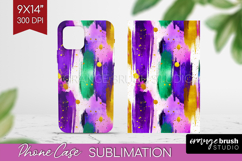Mardi Gras Phone Case PNG - Carnival Case PNG Sublimation Product Image 1