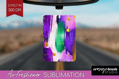 Mardi Gras Air Freshener PNG - Carnival PNG Sublimation Product Image 1