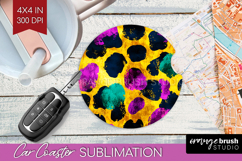 Mardi Gras Car Coaster - Carnival Coaster PNG Sublimation Product Image 1