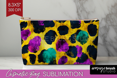 Mardi Gras Cosmetic Bag - Carnival Makeup Bag PNG Product Image 1