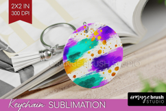 Mardi Gras Keychain PNG - Carnival Keychain Sublimation Product Image 1