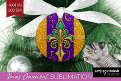 Mardi Gras Ornament PNG - Carnival PNG Sublimation Product Image 1
