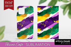 Mardi Gras Phone Case PNG - Carnival Case PNG Sublimation Product Image 1