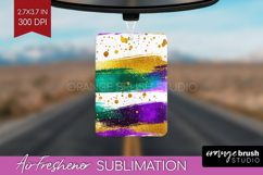 Mardi Gras Air Freshener PNG - Carnival PNG Sublimation Product Image 1