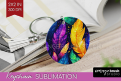 Mardi Gras Keychain PNG - Carnival Keychain Sublimation Product Image 1