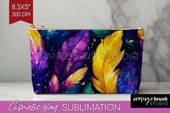 Mardi Gras Cosmetic Bag - Carnival Makeup Bag PNG Product Image 1