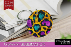 Mardi Gras Keychain PNG - Carnival Keychain Sublimation Product Image 1