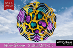 Mardi Gras Wind Spinner Sublimation PNG - Carnival Round Product Image 1