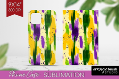 Mardi Gras Phone Case PNG - Carnival Case PNG Sublimation Product Image 1