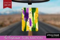 Mardi Gras Air Freshener PNG - Carnival PNG Sublimation Product Image 1