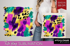 Mardi Gras Tote Bag - Carnival Tote Bag PNG Sublimation Product Image 1