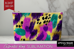 Mardi Gras Cosmetic Bag - Carnival Makeup Bag PNG Product Image 1