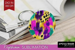 Mardi Gras Keychain PNG - Carnival Keychain Sublimation Product Image 1