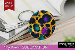 Mardi Gras Keychain PNG - Carnival Keychain Sublimation Product Image 1