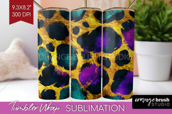 Mardi Gras Tumbler Wrap - Carnival Tumbler PNG Sublimation Product Image 1