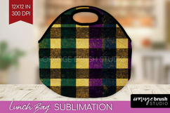 Mardi Gras Lunch Bag - Carnival Lunch Bug PNG Sublimation Product Image 1