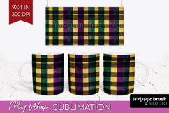 Mardi Gras Mug Wrap - Carnival Mug PNG Sublimation Product Image 1