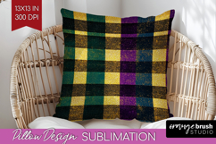 Mardi Gras Pillow Sublimation - Carnival Pillow Cover PNG Product Image 1
