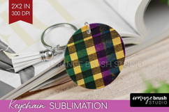 Mardi Gras Keychain PNG - Carnival Keychain Sublimation Product Image 1
