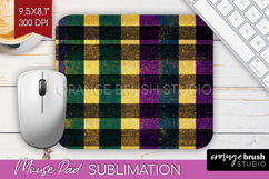 Mardi Gras Mouse Pad Sublimation - Carnival Mousepad PNG Product Image 1