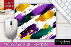 Mardi Gras Mouse Pad Sublimation - Carnival Mousepad PNG Product Image 1