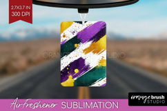 Mardi Gras Air Freshener PNG - Carnival PNG Sublimation Product Image 1