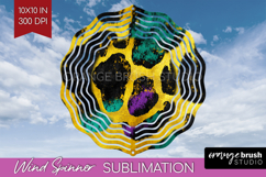 Mardi Gras Wind Spinner Sublimation PNG - Carnival Round Product Image 1