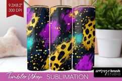 Mardi Gras Tumbler Wrap - Carnival Tumbler PNG Sublimation Product Image 1