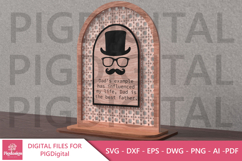 Dad Quote Sign SVG | Father&#039;s Day Laser Cut File Product Image 3